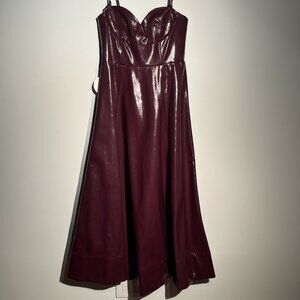 Staud plum dress